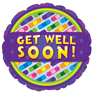 CTI 17 inch GET WELL BANDAGES Foil Balloon 115031-C-U