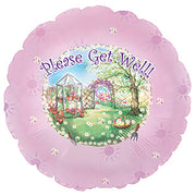 CTI 17 inch GET WELL GARDEN Foil Balloon 114567-C-U