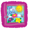 CTI 17 inch GET WELL SUN Foil Balloon 414033-C-U