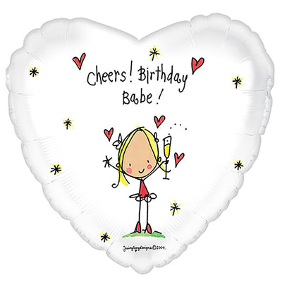 CTI 17 inch JUICY LUCY BIRTHDAY BABE Foil Balloon 215659-C-U