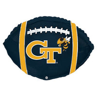 CTI 21 inch GEORGIA TECH GT YELLOW JACKETS FOOTBALL Foil Balloon 315107HV-C-U