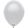 Funsational 12 inch FUNSATIONAL METALLIC SILVER Latex Balloons