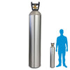 LA Balloons 110 CF ALUMINUM HELIUM CYLINDER WITH HANDLE Cylinders NEW110CF-AL