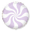 LA Balloons 18 inch CANDY - PASTEL LILAC Foil Balloon LAB879-FM