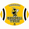 LA Balloons 21 inch GEORGIA TECH YELLOW JACKETS FOOTBALL Foil Balloon 89111-BE-U