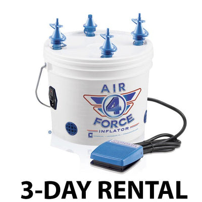 LA Balloons 3-DAY RENTAL - AIR FORCE 4 INFLATOR Helium Rentals RENTAF4