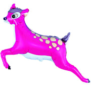 LA Balloons 36 inch GAZELLE - FUCHSIA Foil Balloon LAB598-FM