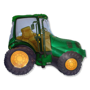 LA Balloons 37 inch TRACTOR - GREEN Foil Balloon LAB291-FM