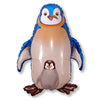 LA Balloons 39 inch PENGUIN - BLUE Foil Balloon LAB257-FM