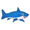 LA Balloons 42 inch FRIENDLY SHARK - BLUE Foil Balloon LAB870-FM-U