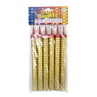 LA Balloons CAKE SPARKLER PARTY CANDLES - LARGE (6 PK) Candles 1017L