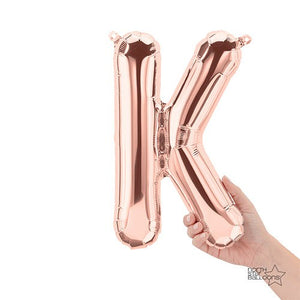 Northstar 16 inch LETTER K - NORTHSTAR - ROSE GOLD (AIR-FILL ONLY) Foil Balloon 01347-01-N-P