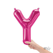 Northstar 16 inch LETTER Y - NORTHSTAR - MAGENTA (AIR-FILL ONLY) Foil Balloon 00529-01-N-P