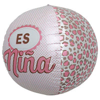 Northstar 17 inch SPHERE - ES NINA Foil Balloon 01028-01-N-P