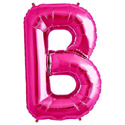 Northstar 34 inch LETTER B - NORTHSTAR - MAGENTA Foil Balloon 00171-171-N-P