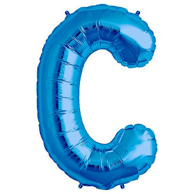 Northstar 34 inch LETTER C - NORTHSTAR - BLUE Foil Balloon 00276-276-N-P