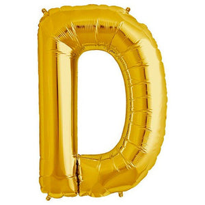 Northstar 34 inch LETTER D - NORTHSTAR - GOLD Foil Balloon 00251-251-N-P