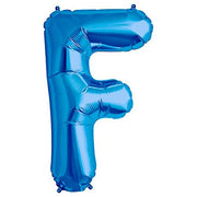 Northstar 34 inch LETTER F - NORTHSTAR - BLUE Foil Balloon 00279-279-N-P