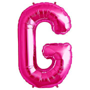 Northstar 34 inch LETTER G - NORTHSTAR - MAGENTA Foil Balloon 00176-176-N-P