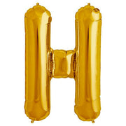 Northstar 34 inch LETTER H - NORTHSTAR - GOLD Foil Balloon 00255-255-N-P