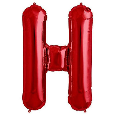 Northstar 34 inch LETTER H - NORTHSTAR - RED Foil Balloon 00229-229-N-P