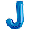 Northstar 34 inch LETTER J - NORTHSTAR - BLUE Foil Balloon 00283-283-N-P