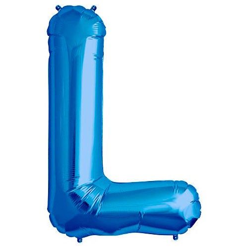 Northstar 34 inch LETTER L - NORTHSTAR - BLUE Foil Balloon 00285-285-N-P