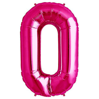 Northstar 34 inch LETTER O - NORTHSTAR - MAGENTA Foil Balloon 00184-184-N-P