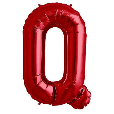 Northstar 34 inch LETTER Q - NORTHSTAR - RED Foil Balloon 00238-238-N-P