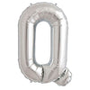 Northstar 34 inch LETTER Q - NORTHSTAR - SILVER Foil Balloon 00212-212-N-P