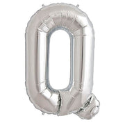 Northstar 34 inch LETTER Q - NORTHSTAR - SILVER Foil Balloon 00212-212-N-P