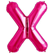 Northstar 34 inch LETTER X - NORTHSTAR - MAGENTA Foil Balloon 00193-193-N-P