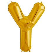 Northstar 34 inch LETTER Y - NORTHSTAR - GOLD Foil Balloon 00272-272-N-P