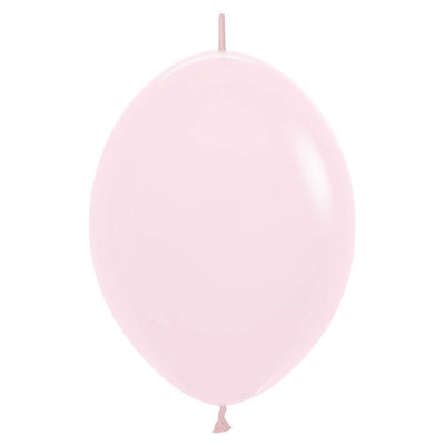 Betallatex / Sempertex 12 inch SEMPERTEX LINK-O-LOON PASTEL MATTE PINK Latex Balloons 54174-B