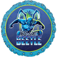 Anagram 18 inch BLUE BEETLE Foil Balloon 46275-01-A-P