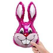 Party Brands 16 inch RABBIT - FUCHSIA MINI SHAPE (AIR-FILL ONLY) Foil Balloon 320510F-FM-U