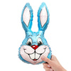 Party Brands 16 inch RABBIT - LIGHT BLUE MINI SHAPE (AIR-FILL ONLY) Foil Balloon 320510PB-FM-U