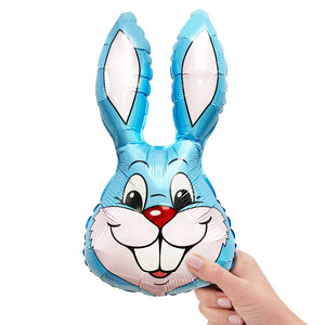 Party Brands 16 inch RABBIT - LIGHT BLUE MINI SHAPE (AIR-FILL ONLY) Foil Balloon 320510PB-FM-U