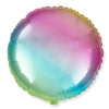 Party Brands 18 inch CIRCLE - GRADIENT PASTEL Foil Balloon LAB959-FM-U