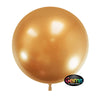 LA Balloons 18 inch GEMS BALLOON - GLITZY GOLD (5 PK) Plastic Balloon 00831-GB-P