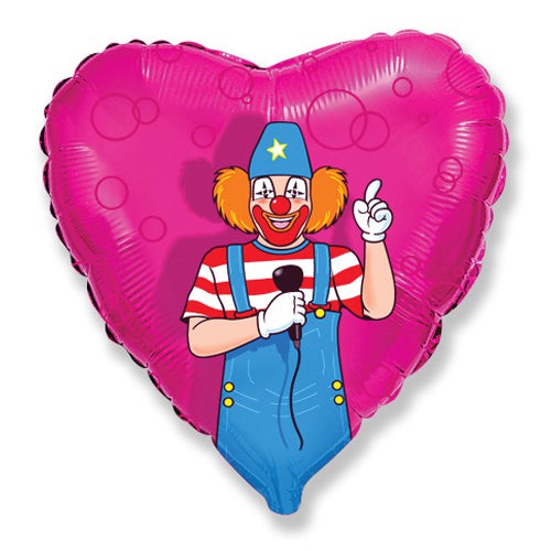 Party Brands 18 inch PARTY CLOWN Foil Balloon LAB123-FM