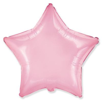 Party Brands 18 inch STAR - PASTEL PINK Foil Balloon 304138-PB-U