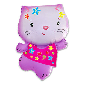 Party Brands 31 inch LITTLE CAT FLOWERS Foil Balloon LAB288-FM