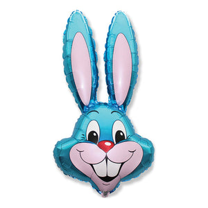 Party Brands 35 inch RABBIT - BLUE Foil Balloon 307115-FM-U