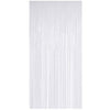 Party Brands 3ft X 6.5ft FOIL FRINGE CURTAIN - WHITE Fringe Curtains 10137-PB