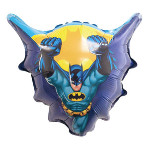 Party Express 14 inch BATMAN ACTION MINI SHAPE BALLOON (AIR-FILL ONLY) Foil Balloon 12560-Q-U