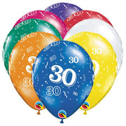 Qualatex 11 inch 30-A-ROUND - JEWEL ASSORTMENT Latex Balloons 37110-Q