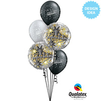 Qualatex 11 inch CONGRATULATIONS GRADUATE WRAP Latex Balloons