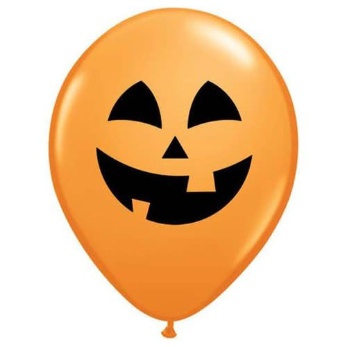 Qualatex 11 inch JOLLY JACK PUMPKIN Latex Balloons