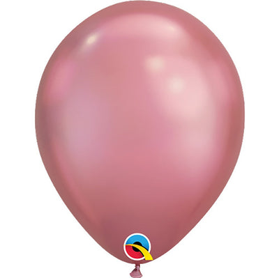 Qualatex 11 inch QUALATEX CHROME - MAUVE Latex Balloons